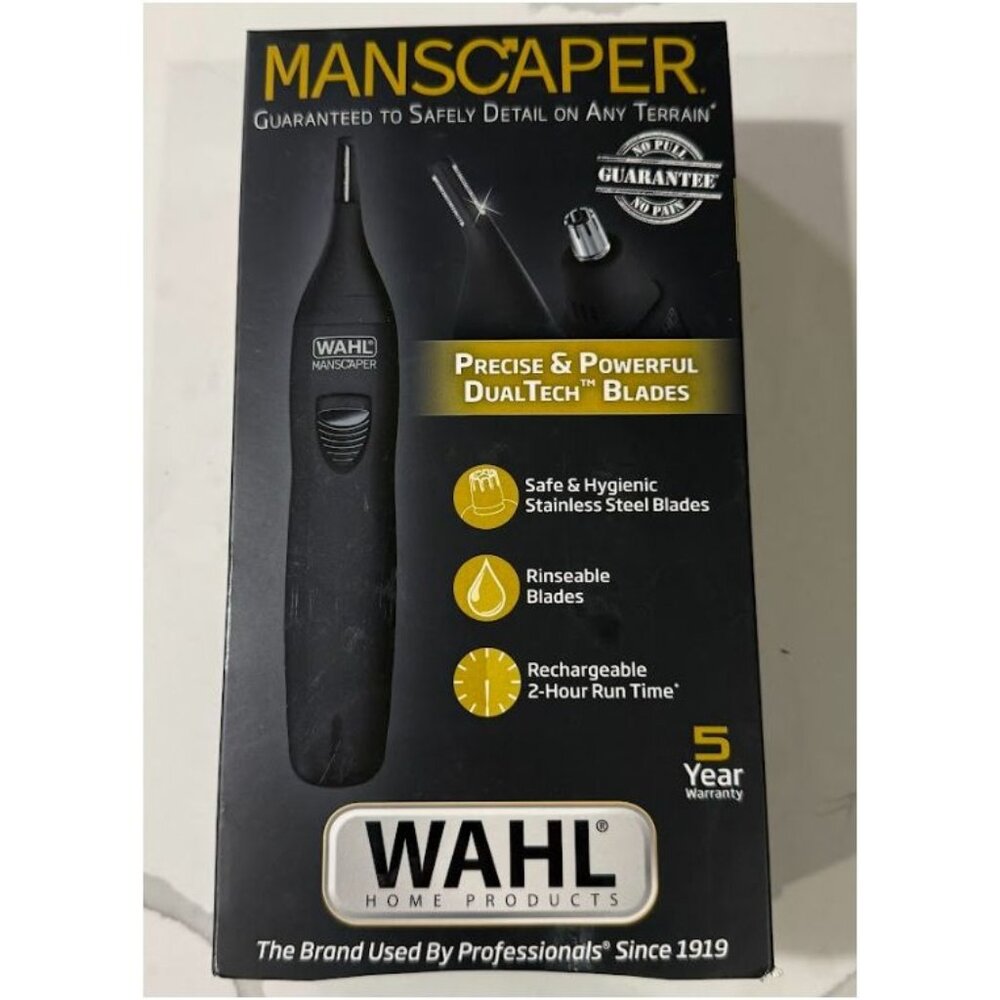 Wahl Manscaper Rechargeable Double Sided Detail Trimmer For Men